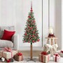 Árbol de Navidad Delgado con 150 LED con soporte Verde 150 cm en Decoración Festiva y Estacional | Comprar online en Foru.es