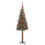 Árbol de Navidad Delgado con 150 LED con soporte Verde 150 cm en Decoración Festiva y Estacional | Comprar online en Foru.es