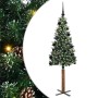 Árbol de Navidad Delgado con 150 LED con soporte Verde 150 cm en Decoración Festiva y Estacional | Comprar online en Foru.es