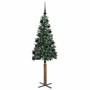 Árbol de Navidad Delgado con 150 LED con soporte Verde 150 cm en Decoración Festiva y Estacional | Comprar online en Foru.es