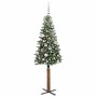 Árbol de Navidad Delgado con 150 LED con soporte Verde 150 cm en Decoración Festiva y Estacional | Comprar online en Foru.es