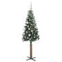 Árbol de Navidad Delgado con 150 LED con soporte Verde 150 cm en Decoración Festiva y Estacional | Comprar online en Foru.es