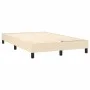 Estructura de cama de tela color crema 120x200 cm de vidaXL, Camas y somieres - Ref: Foro24-3120505, Precio: 95,15 €, Descuen...