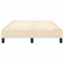 Estructura de cama de tela color crema 120x200 cm de vidaXL, Camas y somieres - Ref: Foro24-3120505, Precio: 95,15 €, Descuen...