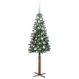 Árbol de Navidad Delgado con 150 LED con soporte Verde 150 cm en Decoración Festiva y Estacional | Comprar online en Foru.es