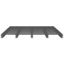 Cama de palets madera maciza de pino gris 120x200 cm de vidaXL, Camas y somieres - Ref: Foro24-821389, Precio: 171,88 €, Desc...