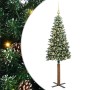 Árbol de Navidad Delgado con 150 LED con soporte Verde 150 cm en Decoración Festiva y Estacional | Comprar online en Foru.es
