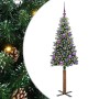 Árbol de Navidad Delgado con 150 LED con soporte Verde 150 cm en Decoración Festiva y Estacional | Comprar online en Foru.es