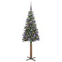 Árbol de Navidad Delgado con 150 LED con soporte Verde 150 cm en Decoración Festiva y Estacional | Comprar online en Foru.es