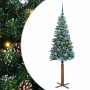Árbol de Navidad Delgado con 150 LED con soporte Verde 150 cm en Decoración Festiva y Estacional | Comprar online en Foru.es