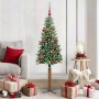 Árbol de Navidad Delgado con 150 LED con soporte Verde 150 cm en Decoración Festiva y Estacional | Comprar online en Foru.es