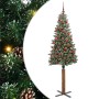 Árbol de Navidad Delgado con 300 LED con soporte Verde 180 cm en Decoración Festiva y Estacional | Comprar online en Foru.es