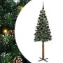Árbol de Navidad Delgado con 300 LED con soporte Verde 180 cm en Decoración Festiva y Estacional | Comprar online en Foru.es