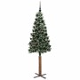 Árbol de Navidad Delgado con 300 LED con soporte Verde 180 cm en Decoración Festiva y Estacional | Comprar online en Foru.es