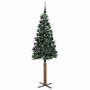 Árbol de Navidad Delgado con 300 LED con soporte Verde 180 cm en Decoración Festiva y Estacional | Comprar online en Foru.es
