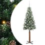 Árbol de Navidad Delgado con 300 LED con soporte Verde 180 cm en Decoración Festiva y Estacional | Comprar online en Foru.es