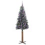 Árbol de Navidad Delgado con 300 LED con soporte Verde 180 cm en Decoración Festiva y Estacional | Comprar online en Foru.es