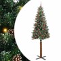 Árbol de Navidad Delgado con 300 LED con soporte Verde 210 cm en Decoración Festiva y Estacional | Comprar online en Foru.es
