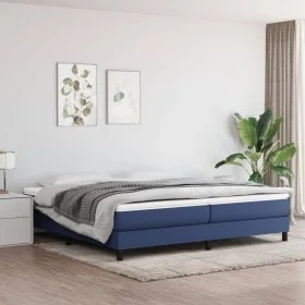 Estructura de cama de tela gris taupe azul 200x200 cm de vidaXL, Camas y somieres - Ref: Foro24-3120546, Precio: 104,08 €, De...
