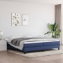 Estructura de cama de tela gris taupe azul 200x200 cm de vidaXL, Camas y somieres - Ref: Foro24-3120546, Precio: 105,54 €, De...