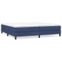 Estructura de cama de tela gris taupe azul 200x200 cm de vidaXL, Camas y somieres - Ref: Foro24-3120546, Precio: 104,08 €, De...