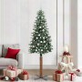 Árbol de Navidad Delgado con 300 LED con soporte Verde 210 cm en Decoración Festiva y Estacional | Comprar online en Foru.es