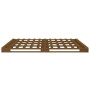 Camas de palets madera maciza pino marrón miel 140x190 cm de vidaXL, Camas y somieres - Ref: Foro24-821440, Precio: 201,62 €,...