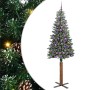 Árbol de Navidad Delgado con 300 LED con soporte Verde 210 cm en Decoración Festiva y Estacional | Comprar online en Foru.es