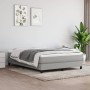 Estructura de cama de tela gris claro 140x190 cm de vidaXL, Camas y somieres - Ref: Foro24-3120508, Precio: 102,92 €, Descuen...