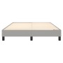 Estructura de cama de tela gris claro 140x190 cm de vidaXL, Camas y somieres - Ref: Foro24-3120508, Precio: 102,92 €, Descuen...