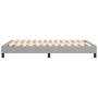 Estructura de cama de tela gris claro 140x190 cm de vidaXL, Camas y somieres - Ref: Foro24-3120508, Precio: 102,92 €, Descuen...