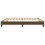 Estructura de cama tela marrón oscuro 200x200 cm de vidaXL, Camas y somieres - Ref: Foro24-3120543, Precio: 115,00 €, Descuen...