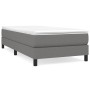 Estructura de cama de tela gris oscuro 100x200 cm de vidaXL, Camas y somieres - Ref: Foro24-3120493, Precio: 78,40 €, Descuen...
