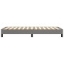 Estructura de cama de tela gris oscuro 100x200 cm de vidaXL, Camas y somieres - Ref: Foro24-3120493, Precio: 78,40 €, Descuen...