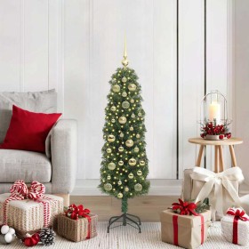 Árbol de Navidad artificial Verde 120 cm PVC, Acero y Plástico en Decoración Festiva y Estacional | Comprar online en Foru.es