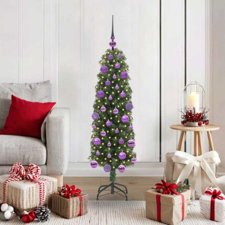 Árbol de Navidad artificial Verde 120 cm PVC, Acero y Plástico en Decoración Festiva y Estacional | Comprar online en Foru.es