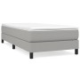 Estructura de cama de tela gris claro 100x200 cm de vidaXL, Camas y somieres - Ref: Foro24-3120492, Precio: 78,60 €, Descuent...