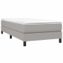 Estructura de cama de tela gris claro 100x200 cm de vidaXL, Camas y somieres - Ref: Foro24-3120492, Precio: 78,60 €, Descuent...