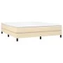 Estructura de cama tela color crema 180x200 cm de vidaXL, Camas y somieres - Ref: Foro24-3120537, Precio: 111,99 €, Descuento: %
