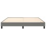 Estructura de cama de tela gris oscuro 160x200 cm de vidaXL, Camas y somieres - Ref: Foro24-3120525, Precio: 114,68 €, Descue...