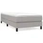 Estructura de cama de tela gris claro 90x200 cm de vidaXL, Camas y somieres - Ref: Foro24-3120484, Precio: 69,54 €, Descuento: %