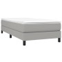 Estructura de cama de tela gris claro 90x200 cm de vidaXL, Camas y somieres - Ref: Foro24-3120484, Precio: 76,12 €, Descuento: %