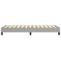 Estructura de cama de tela gris claro 90x200 cm de vidaXL, Camas y somieres - Ref: Foro24-3120484, Precio: 76,12 €, Descuento: %