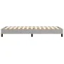 Estructura de cama de tela gris claro 90x200 cm de vidaXL, Camas y somieres - Ref: Foro24-3120484, Precio: 69,54 €, Descuento: %