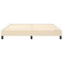 Estructura de cama de tela color crema 160x200 cm de vidaXL, Camas y somieres - Ref: Foro24-3120529, Precio: 112,23 €, Descue...