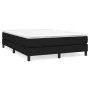 Estructura de cama de tela negra 140x200 cm de vidaXL, Camas y somieres - Ref: Foro24-3120518, Precio: 120,58 €, Descuento: %