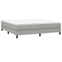 Estructura de cama gris claro tela 180x200 cm de vidaXL, Camas y somieres - Ref: Foro24-3120532, Precio: 125,05 €, Descuento: %