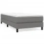 Dark gray fabric bed frame 90x200 cm by vidaXL, Beds and slatted bases - Ref: Foro24-3120485, Price: 69,83 €, Discount: %