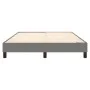 Estructura de cama de tela gris oscuro 140x200 cm de vidaXL, Camas y somieres - Ref: Foro24-3120517, Precio: 104,99 €, Descue...