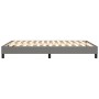 Estructura de cama de tela gris oscuro 140x200 cm de vidaXL, Camas y somieres - Ref: Foro24-3120517, Precio: 110,26 €, Descue...